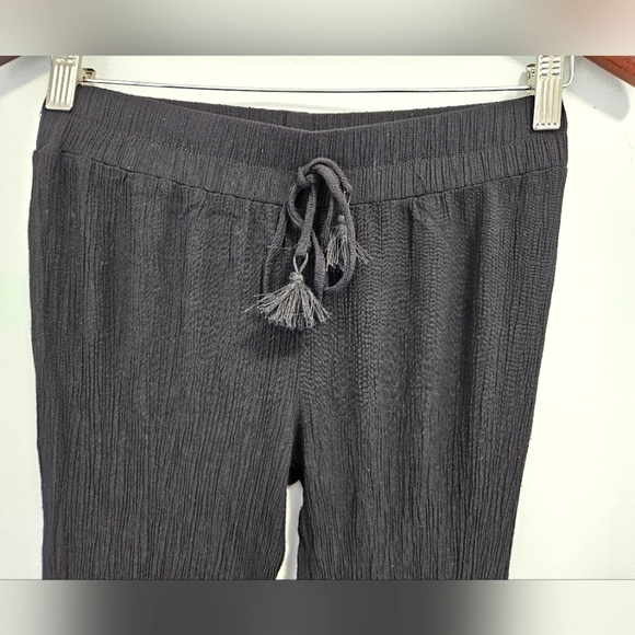 Turquoise Couture Ribbed Wide Leg Pants - Size US XS - Picture 3 of 8